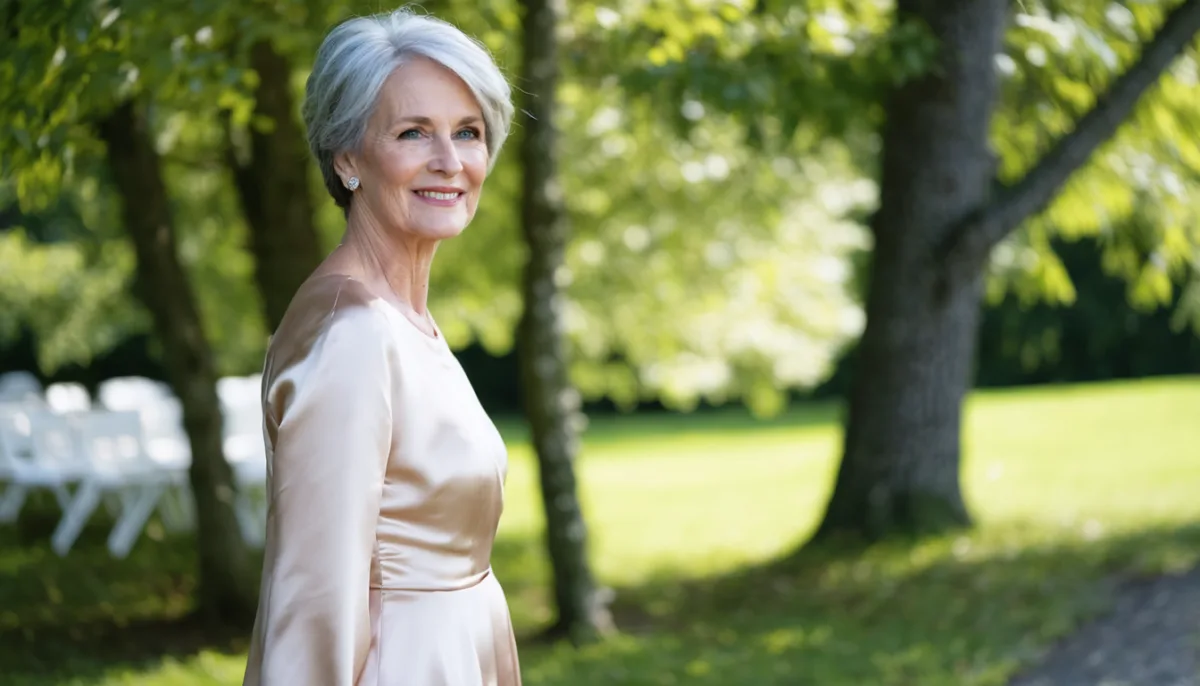 découvrez des idées élégantes et raffinées pour sublimer la tenue de mariage des femmes de 50 ans, alliant style, confort et sophistication.