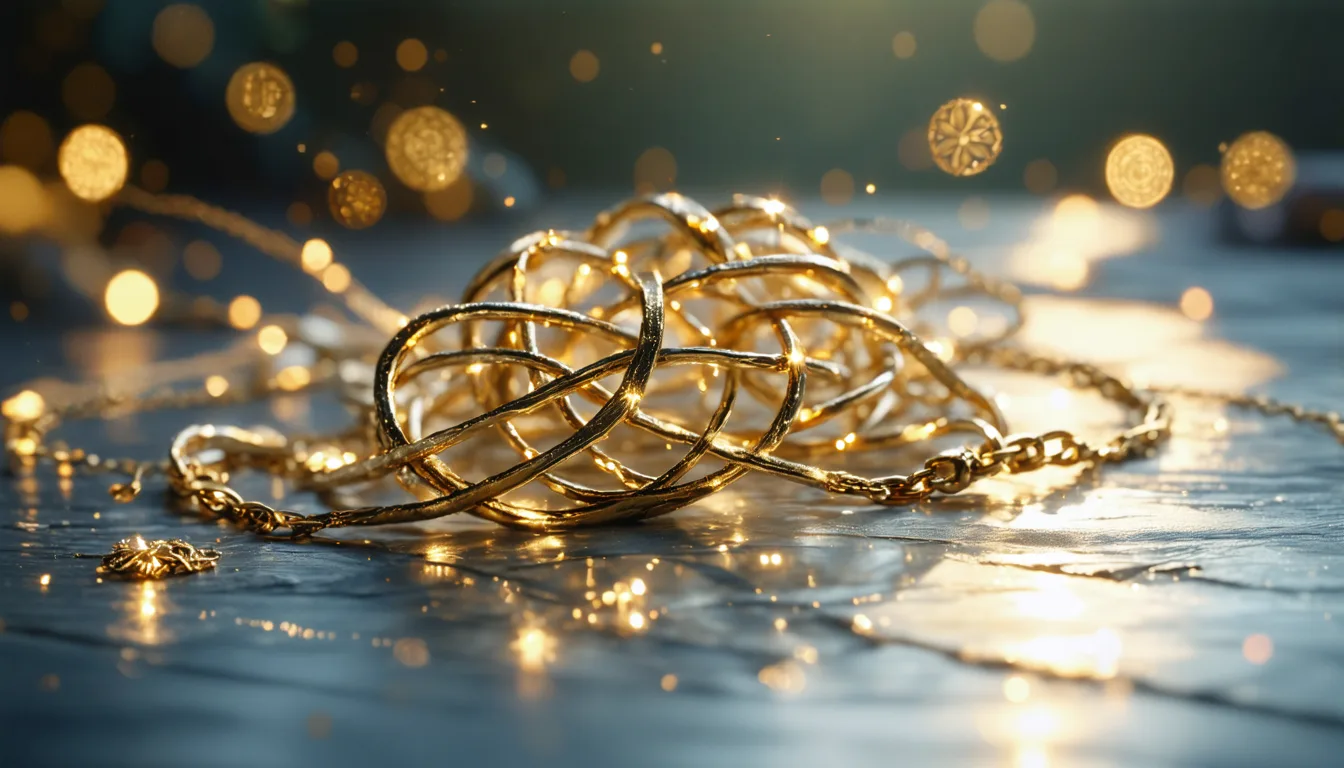 découvrez la signification spirituelle du phénomène des colliers qui s'emmêlent et ce qu'il symbolise dans votre vie.