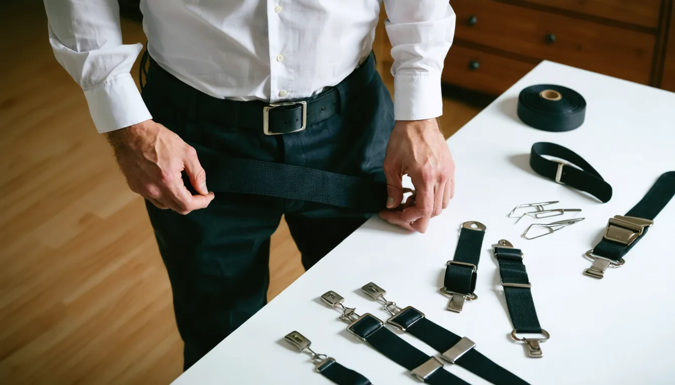 découvrez nos conseils pratiques et solutions incontournables pour éviter que votre pantalon ne glisse toute la journée. assurez-vous un confort optimal et un maintien parfait grâce à nos astuces faciles à appliquer.