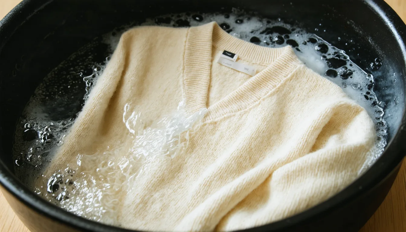 découvrez des astuces simples et efficaces pour récupérer et assouplir votre pull rétréci grâce au vinaigre blanc. redonnez vie à vos vêtements facilement !