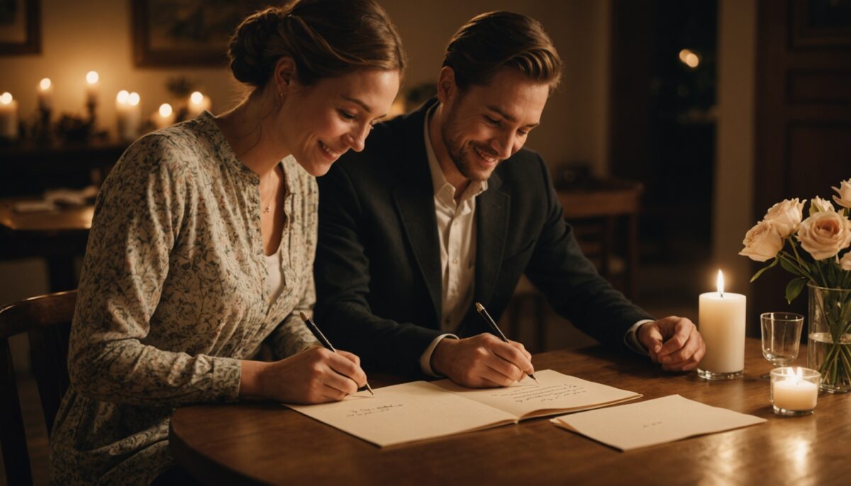 Les clés pour rédiger un message de remerciement de mariage authentique et touchant