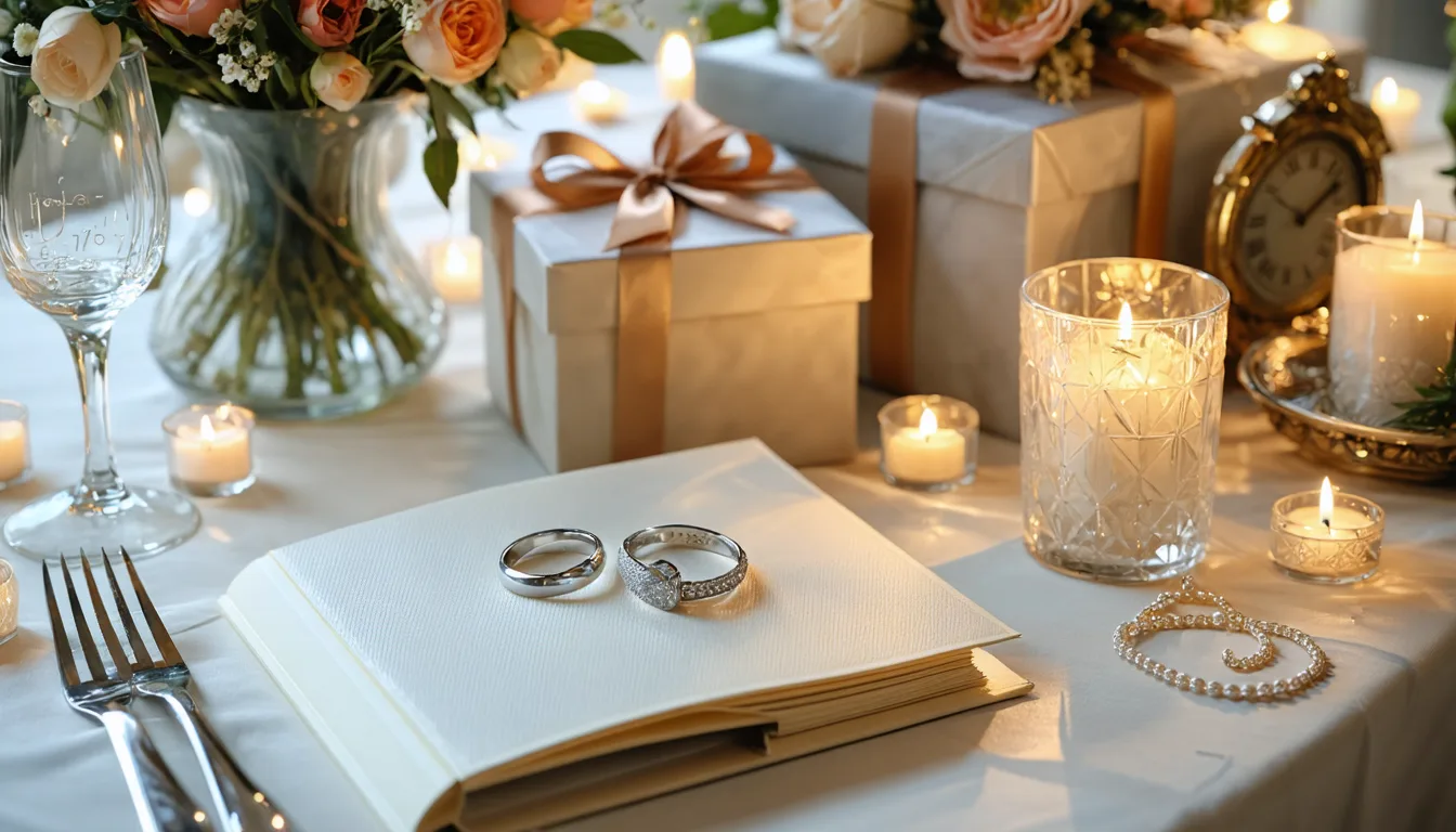 découvrez des idées cadeaux inspirantes pour célébrer vos années de mariage ainsi que la signification profonde de chaque étape de votre union.
