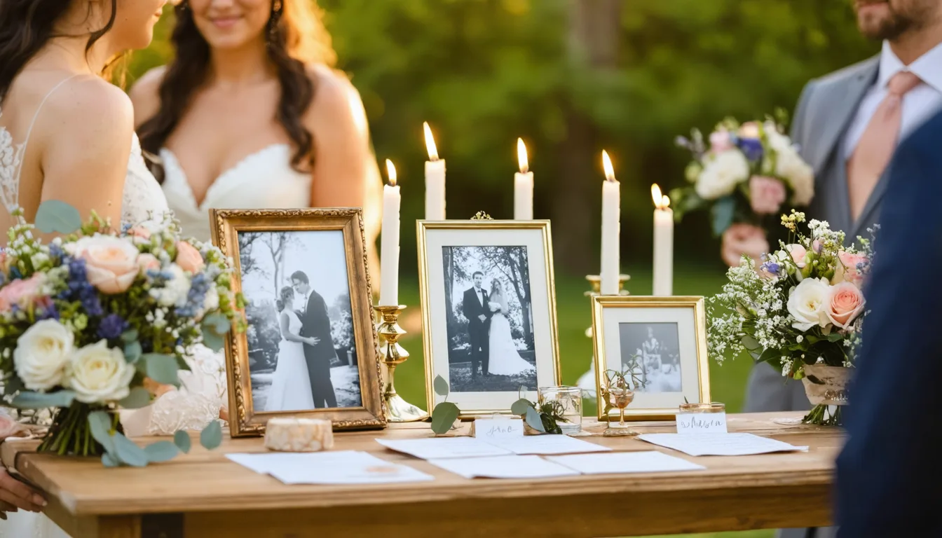 découvrez des idées touchantes pour honorer les proches absents lors de votre cérémonie de mariage et rendre votre grand jour encore plus mémorable.