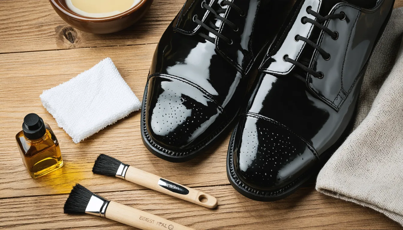 découvrez des astuces simples et efficaces pour restaurer vos chaussures vernies fissurées et leur redonner tout leur éclat.